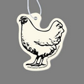 Paper Air Freshener - Chicken Tag W/ Tab